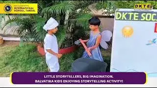 Little storytellers, big imagination. Balvatika kids enjoying Storytelling Activity!