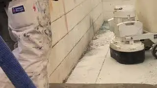 Как удалить краску и бетонное покрытие с помощью алмазной шлифовальной машины