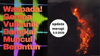 Waspada! Gempa Vulkanik Dangkal Merapi Kembali Muncul Beruntun