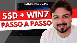 Como Trocar HD por um SSD e Instalar Windows 7 no Notebook Samsung RV415 | Completo Passo a Passo