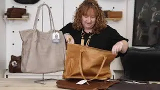 Shopper hand bag -Leather - Rowdy Bags Australia