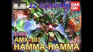 Bandai RE/100 - ZZ Gundam - AMX-103 Hamma-Hamma - Plastic Kit