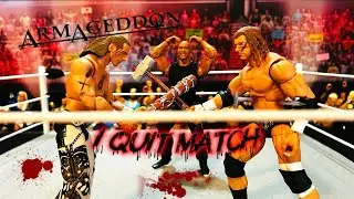 Triple H vs Shawn Michaels I Quit Action Figure Match | MEW Armageddon [4/6]