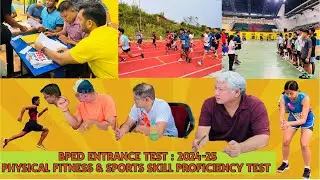 BPEd entrance test 2024-25 // physical fitness & sports proficiency test