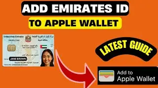 How To Add Emirates ID to Apple Wallet - LATEST GUIDE | how to add emirates id to wallet