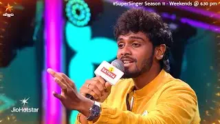 நீங்க இன்னும் மென்மேலும் வளர போறீங்க #VigneshKabali 😍| Super Singer Season 11 | Episode Promo