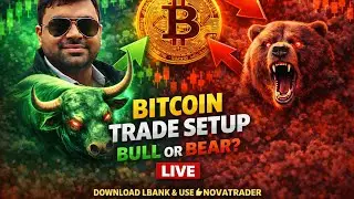 Live Trade Setup | Bitcoin & Ethereum Live Trading | LBANK - NOVATRADER