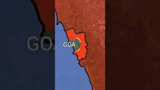 Indian-Portuguese War 1961 animated map | The integration of Goa | #trending #india #goa #viral #usa