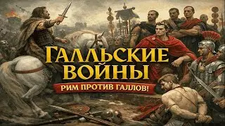 Полная ИСТОРИЯ ГАЛЛЬСКОЙ ВОЙНЫ Цезаря: от гельветов до АЛЕСИИ