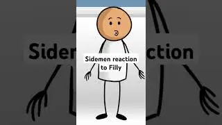 Sidemen reacts to Filly #animation #yungfilly #trending #britishrapper #britishyoutuber #shortvideo