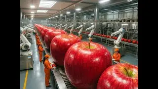 Dentro de uma fábrica de suco de maçã: como colhem e produzem suco fresco