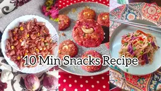 10 Min Snacks Recipe at Home | QUICK Snacks Recipes You Can Make at Home in 10 Minutes #youtube 