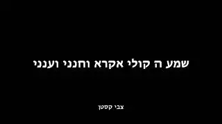 שמע ה קולי אקרא, וחנני וענני