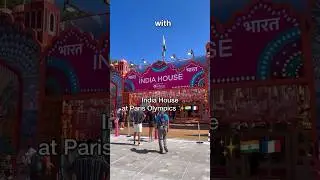 I visited the India House 🇮🇳 at the Paris Olympics 2024! #travel #olympics #olympic #paris #india