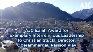 AJC Isaiah Award 2022 to Oberammergau Passion Play Director, Christian St&uuml;ckl