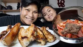 Pork with salted shrimp I Mukbang I PM21AM