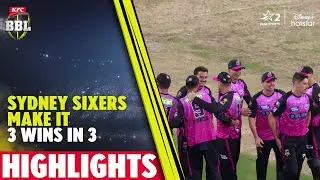 Highlights: Jordan Silk 66* Proves Vital as Sixers Pip Strikers by 1 Run to Remain Unbeaten