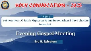 Day 2 - Evening Gospel Meeting - 05 Nov 2025 | Holy Convocation - Moriah Prayer House- Korba