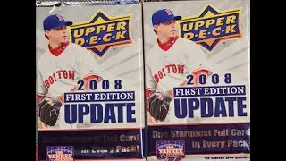 2008 UPPER DECK FIRST EDITION UPDATE Josh Beckett BASEBALL PACKS! Wander Franco ROOKIE?