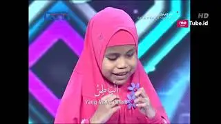 Semua orang di studio menangis mendengarkan hafalan asmaul husna dari kayla...subhanalloh