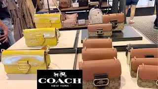 COACH OUTLET SALE~Leather Bag SALE up to 75% OFF | SHOP WITH ME