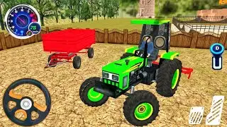 Heavy Farming Transporter Driving 3D - Cargo Tractor Driver Offroad Simulator - Android Gameplay