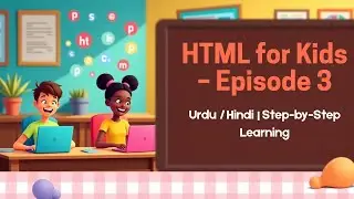 HTML for Kids &ndash; Part 3 | Urdu / Hindi | Paragraph, Line Break & Text Styling in HTML