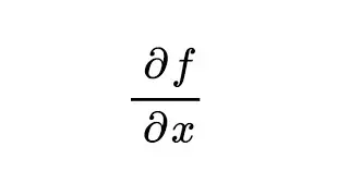 What is a partial derivative?