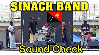 Sinach Band doing stage monitors sound check @ PNG 🇵🇬 Jubilee  Reset.