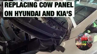 Replacing cow panel on a Kia rio