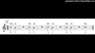 Canzoncina per principianti per imparare a suonare il DO e il Si con la Tastiera musicale