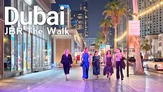 Dubai 4K🇦🇪 Amazing JBR Dubai, The Walk Walking Tour