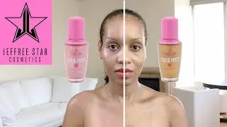 FIRST IMPRESSION | Jeffree Star Liquid Frost Ice Queen & Crown Jewel | Demo with and without makeup