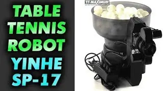 робот YINHE SP-17 - начинаем изучать table tennis robot, тренажер для настольного тенниса