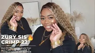 ZURY SIS BYD LACE CRIMP 22 WIG REVIEW | ArtishaSparkle