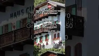Austria Living cost. #austria #europe #shorts #youtubeshorts