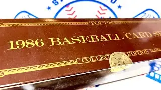 DUMB MOVE?  CRACKING THE SEAL OF A 1986 TOPPS TIFFANY FACTORY SET