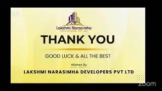 Lakshmi Narasimha Developers plan presentation