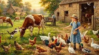 Life in the Village: A Day in the 1800s Countryside (Visual Story