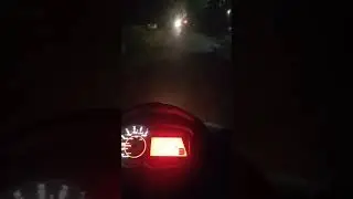 Night ride with aprilia SR 150