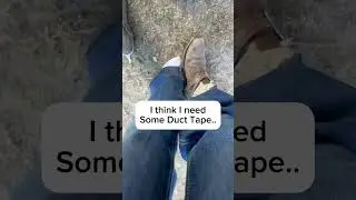 My boots need Duct Tape! #farmlife #ranchinglife #boots #ducttape #cattleranch