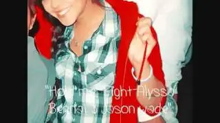 Alyssa Bernal y Jason Wade  ''Abr&aacute;zame fuerte''.