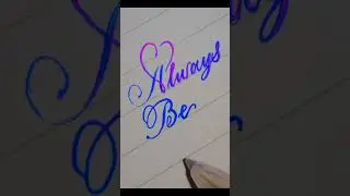 #always be happy #shorts #handwriting