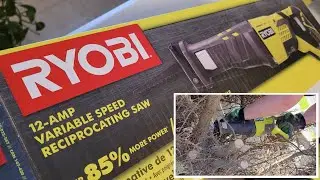 UNBOXING RYOBI 12 AMP RECIPROCATING SAW