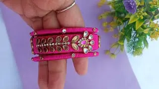 Diy bangle ideas | silk thread bangles| how to make a silk thread bangles 