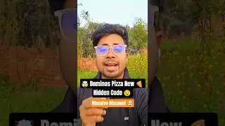Domino's Pizza New Hidden Code!! For Massive Discount 🤯 3 Pizza Just 15*