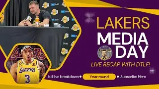 ОБЗОР ПРЕСС-ДНЯ LAKERS В ПРЯМОМ ЭФИРЕ С DTLF!!