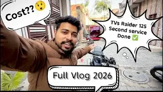 Tvs raider 125 second service✅| Process | Cost | Engine noise | issue | Full reveal 2026 #tvsraider 