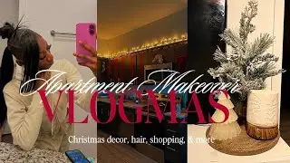 WINTER APARTMENT MAKEOVER 2025 ❄️| Pinterest inspo, home decor, shopping, & more | VLOGMAS 🎄