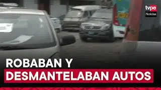 San Luis: capturan a banda que robaba y desmantelaba autos
